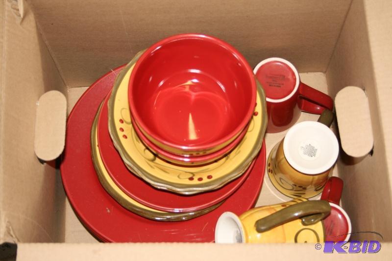 Misc. dishes set - plates, bowls, mugs...