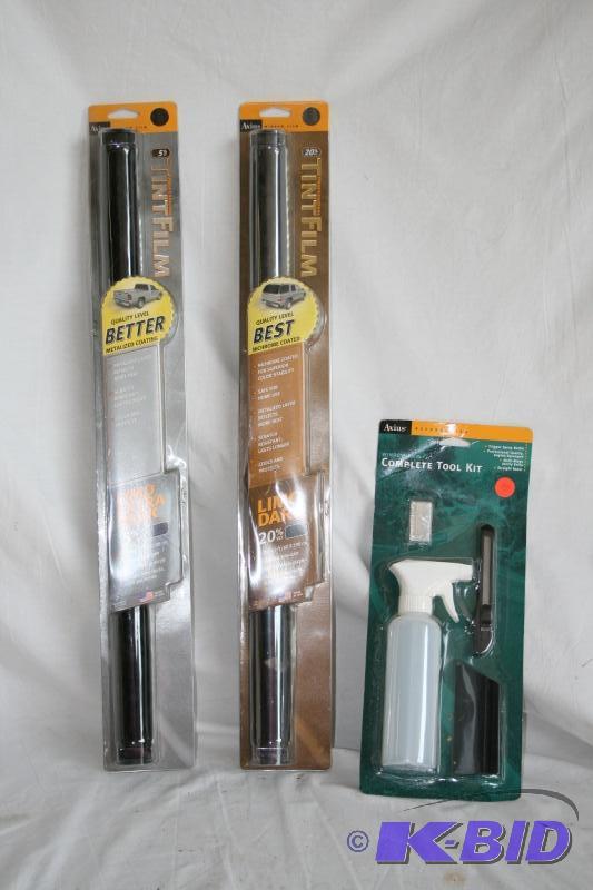 Axius window tint film &amp complete tool ki...