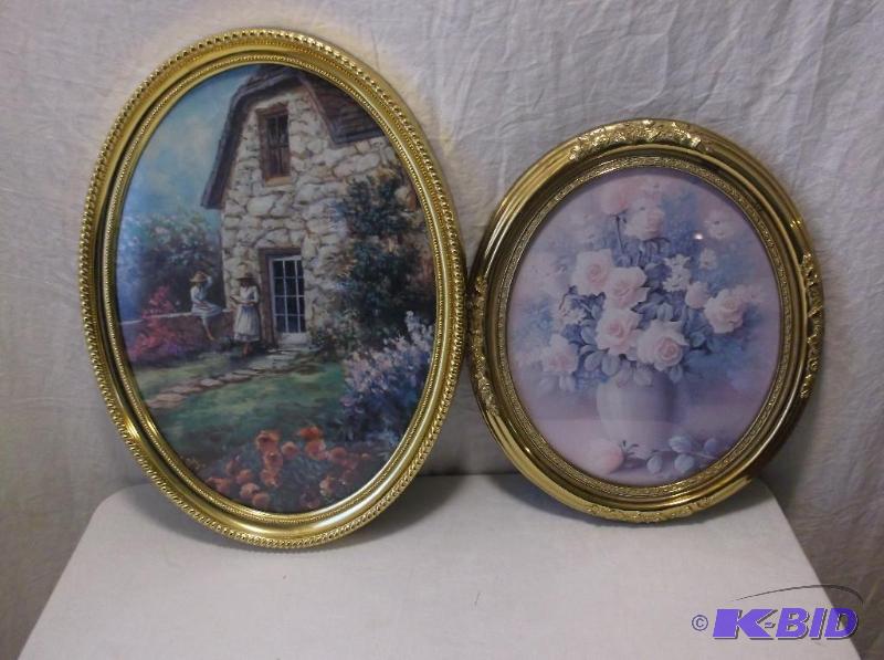 lot 23 image: Lot with 2 nice pictures both appear in good ...