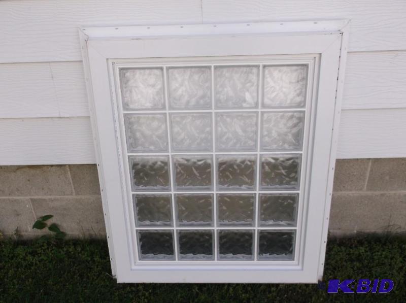 lot 64 image: Window measuring 31" x 37 14" appe...