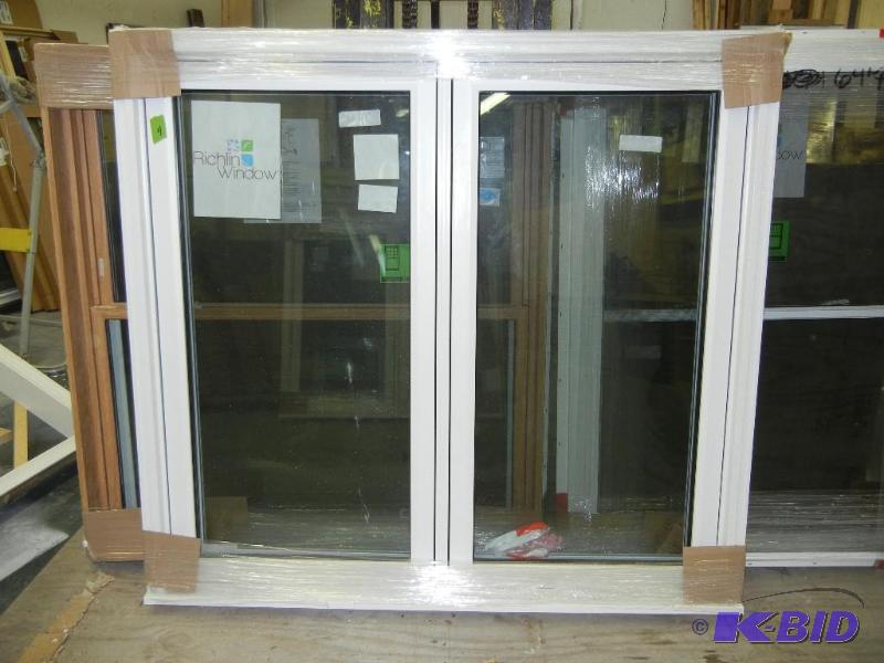 lot 4 image: 58 x 54 Vinyl Casement Window