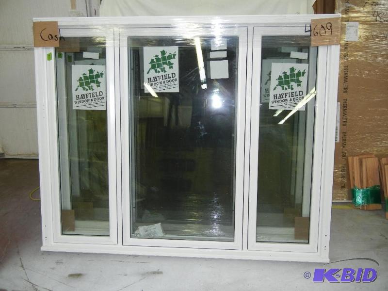 lot 7 image: 69 x 55 34 Vinyl 3 Wide Casement Window