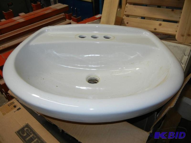 lot 88 image: Kohler  Sterling Pedestal Sink