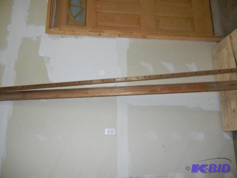 lot 94 image: 8 Clear Cedar pre-drilled Rail section