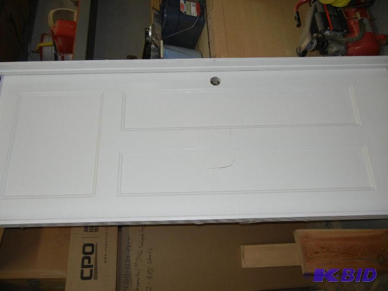 lot 96 image: 26 LH 3 Panel Hollow Cord Pre-Hung door