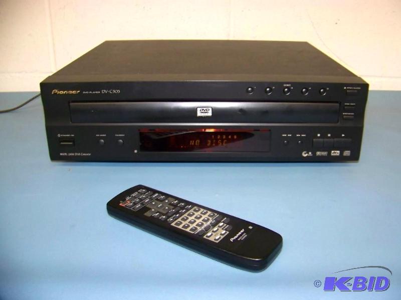 lot 19 image: Pioneer, 5-Disc, DVD Player with Remote Control