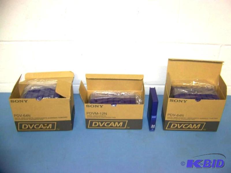 lot 66 image: Sony, DVCam Tapes