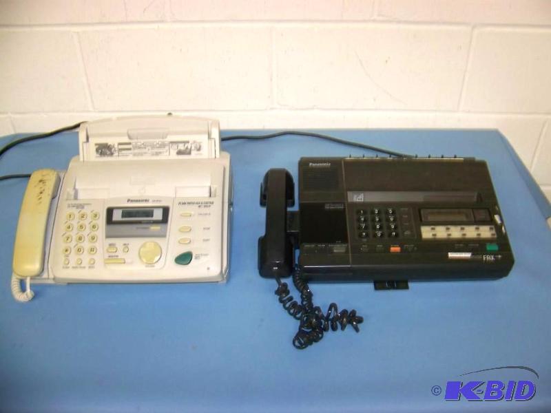 lot 68 image: (2) Panasonic, Fax  Answering  Copy Machines