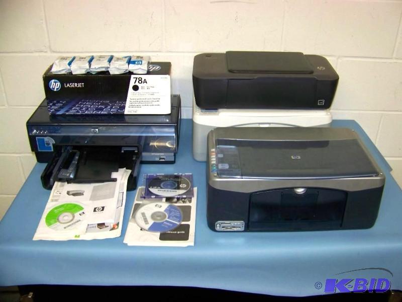 lot 69 image: (4) HP (Hewlett Packard), All-In-OnePrinterFaxScannerCopier Machines