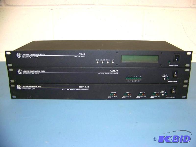 lot 87 image: (3) Lectrosonics, Mixers and Processor