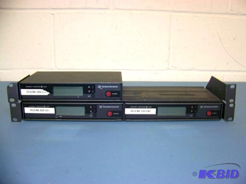 lot 88 image: (3) Sennheiser, True Diversity Microphone  Mic Receivers