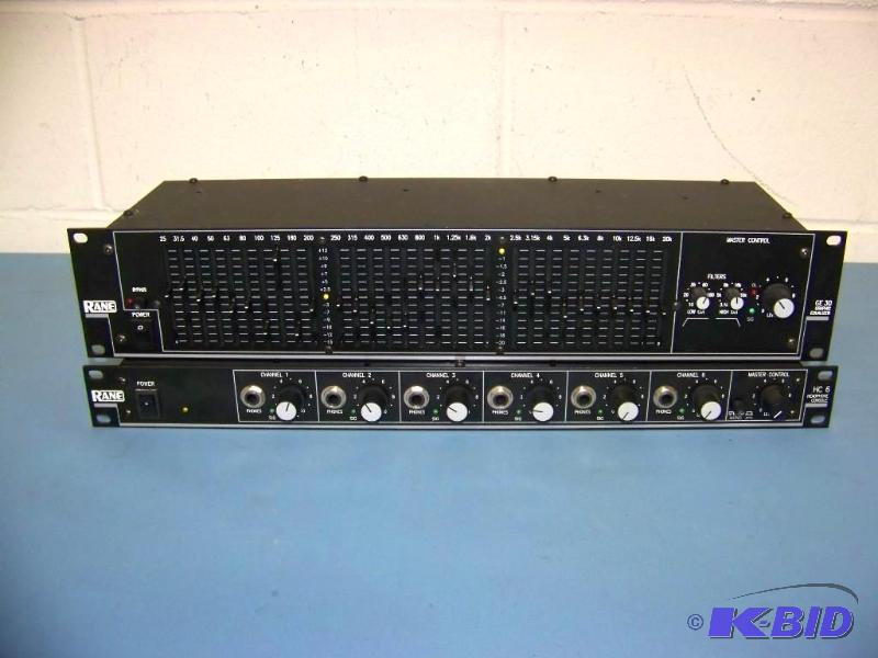 lot 91 image: Rane, Graphic Equilizer and Headphone Console