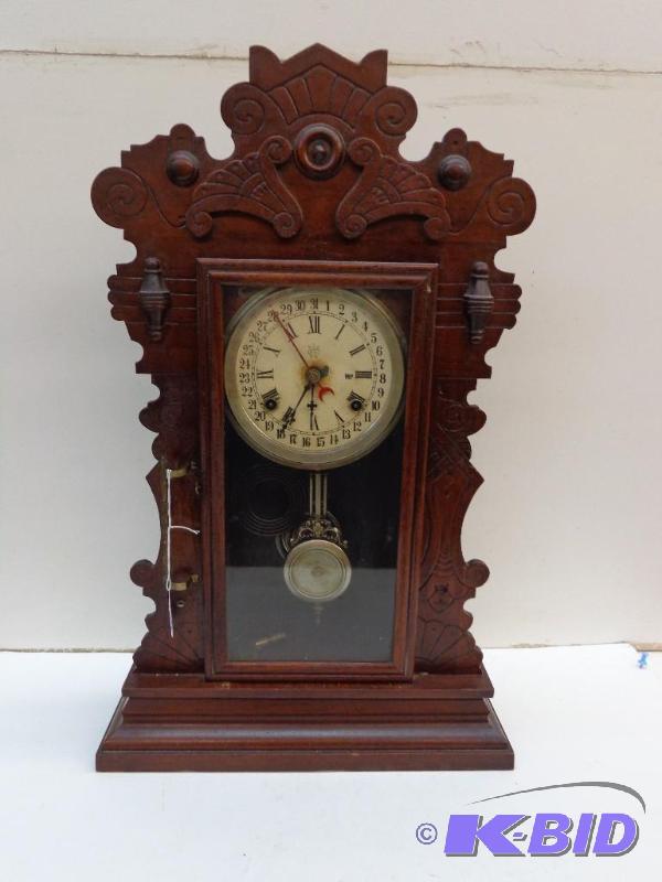 lot 120 image: Waterbury Co.&nbspGrandfather Clock&nbsp Ha...