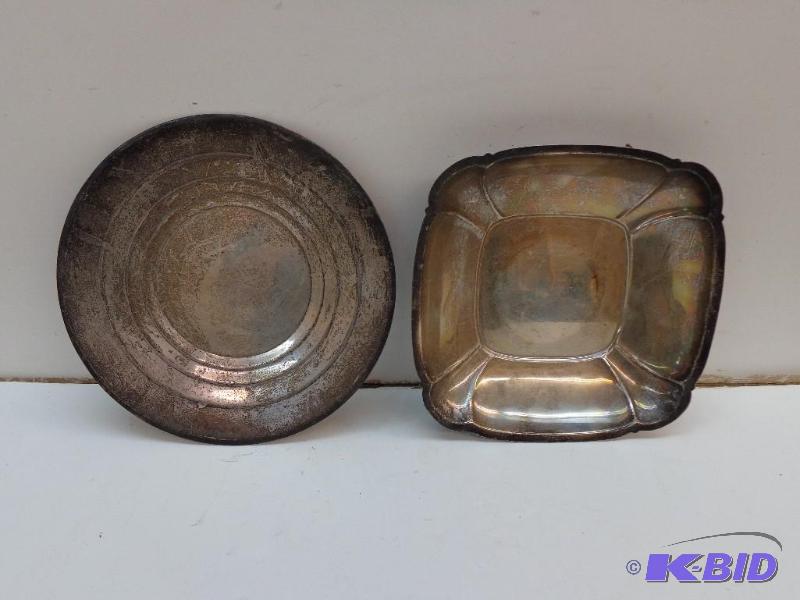 lot 123 image: Sterling Plate and Bowl DH Sterling 1452120 ...