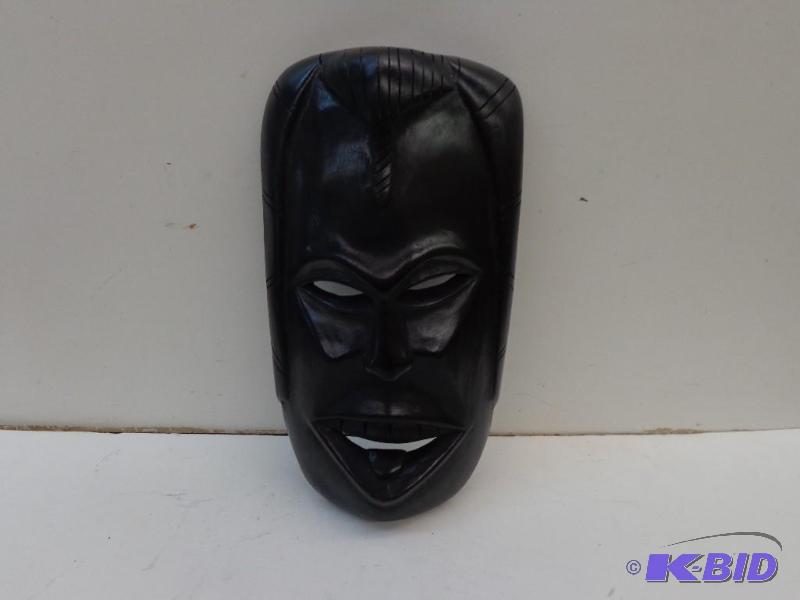 lot 133 image: Wooden Face Mask Male&nbsp 12&quot x 6.5&qu...