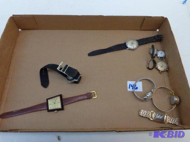 lot 146 image: Assorted Watches Timex Water Resistant - No B...