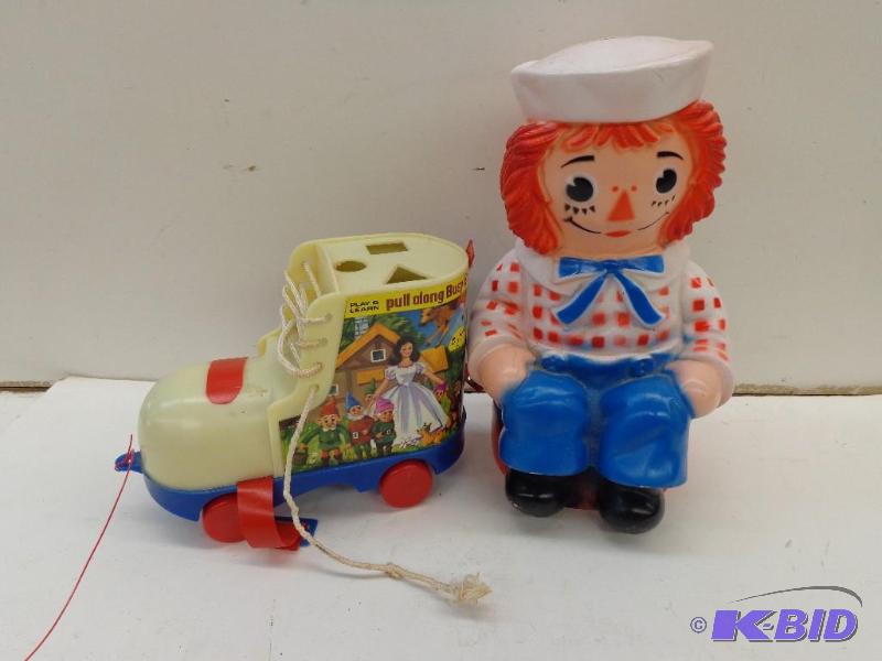 lot 164 image: Raggedy Andy Bank The Bobbs Merrill Co. Inc M...