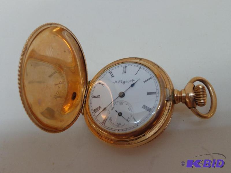 lot 19 image: Elgin Pocket Watch 1 38&quot Diameter 10402...