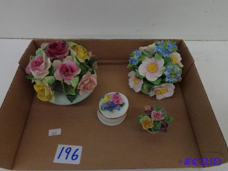 lot 196 image: Assorted English Bone China&nbsp Adderlay Fl...