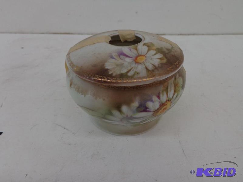 lot 221 image: Small Hair Dish For Pieces of Hair Made In Ge...