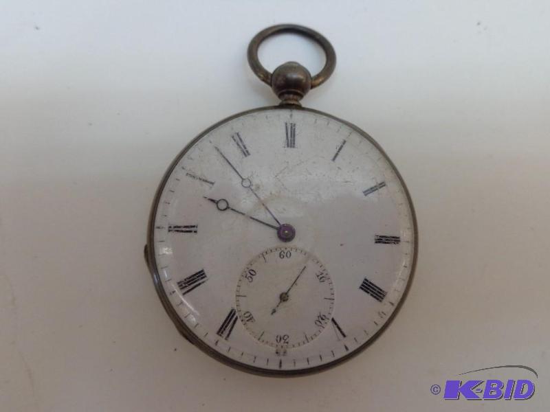 lot 3 image: Pocket Watch Markings on Inside of Watch&nbsp...