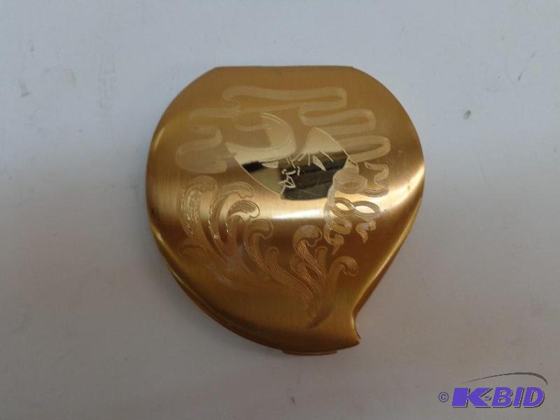 lot 74 image: Powder Case Depicting Drama Mask Overall Good...