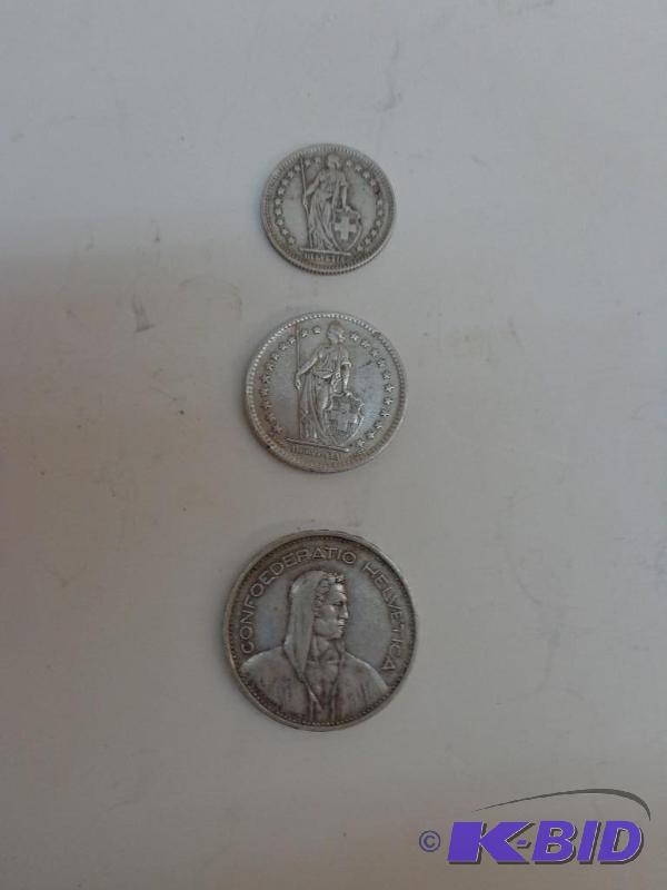 lot 79 image: 3 Francs&nbsp (1) Switzerland 1939 $10.00 On...