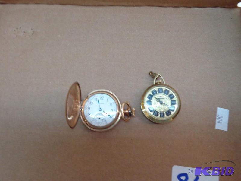 lot 86 image: Waltham Pocket&nbspWatch&nbsp Mounted in Ph...