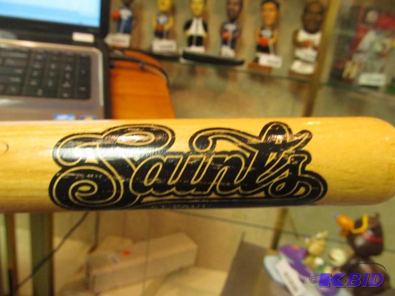 Northern Leaque Baseball St Paul Saints signed Mini Bat