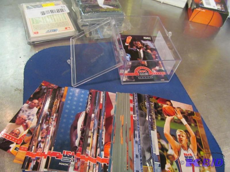 Lot of NBA USA Olympic Team trading cards