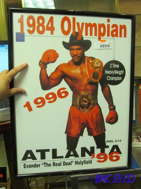 1996 Evander The Real Deal Holyfield Framed Picture