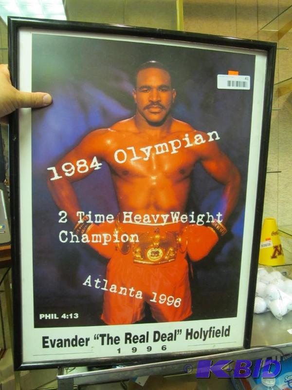 1997 Evander The Real Deal Holyfield Framed Picture