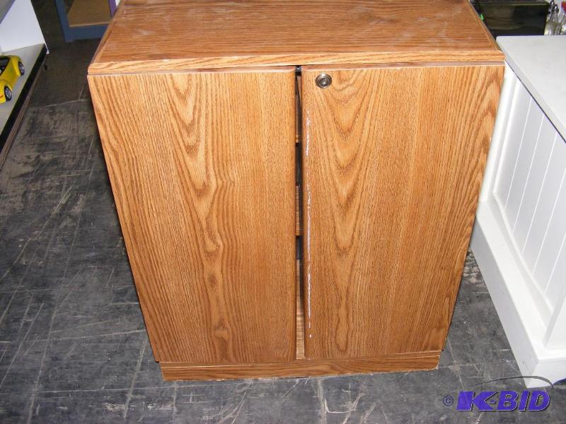 VCR Tape cabinet...