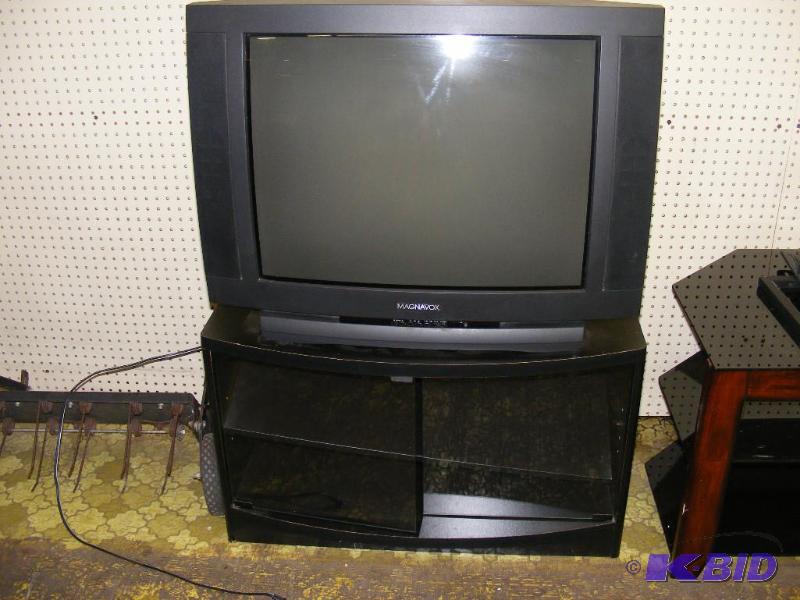Magnavox TV and Stand, approx 27...