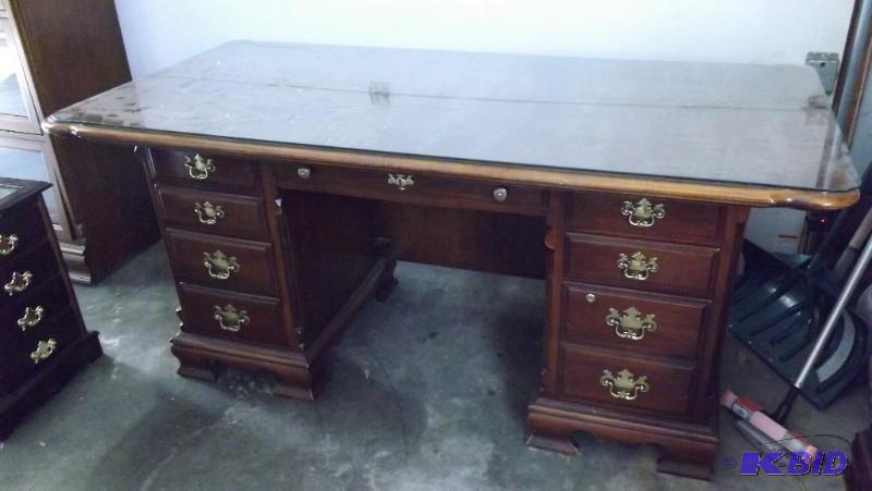 Desk and Credenza