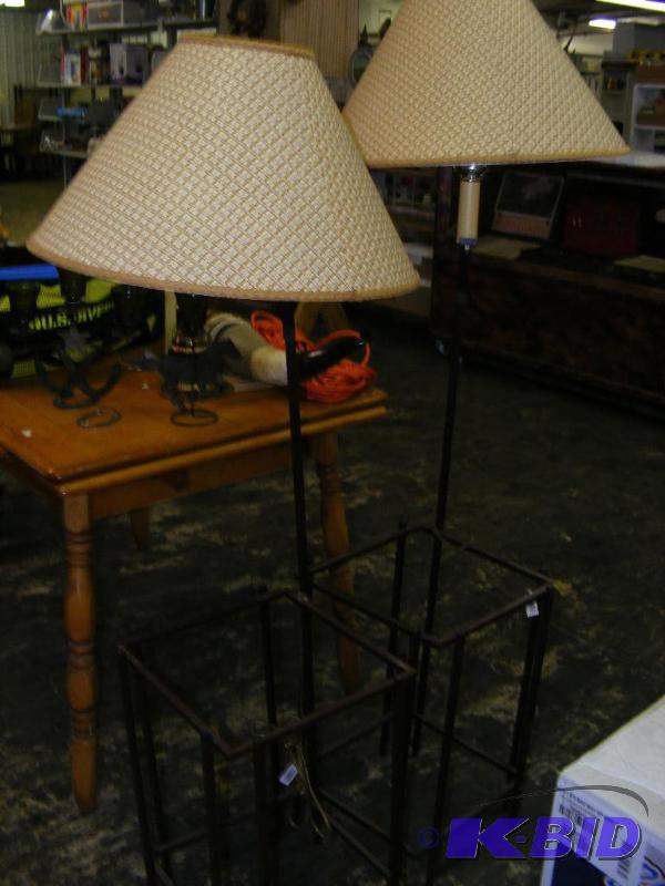 Pair of Floor Lamps, missing the table tops...