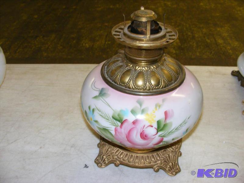 Vintage Oil Lamp, no shadeglobe or chimney...