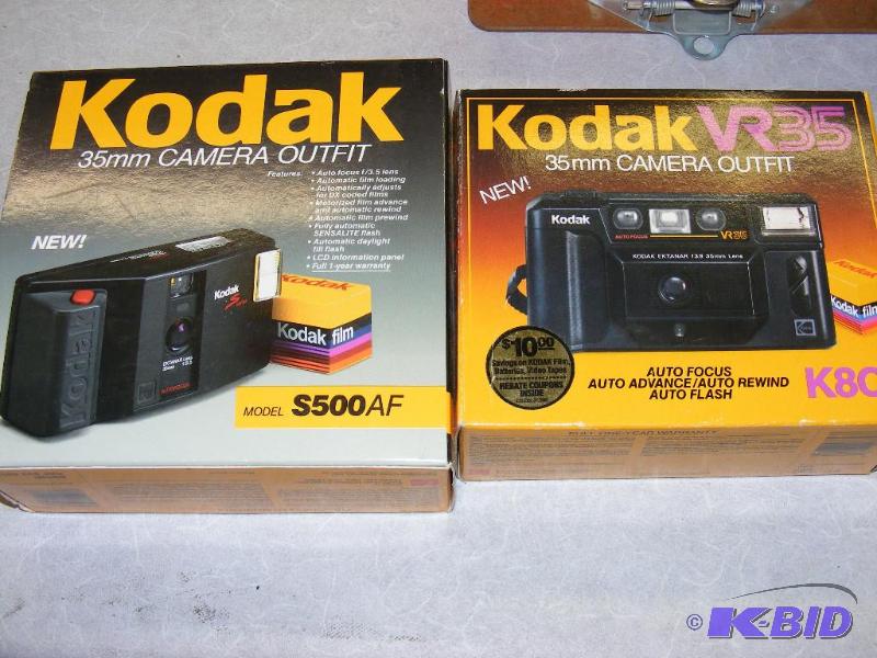 Two Older Kodak 35mm Cameras, new in box...