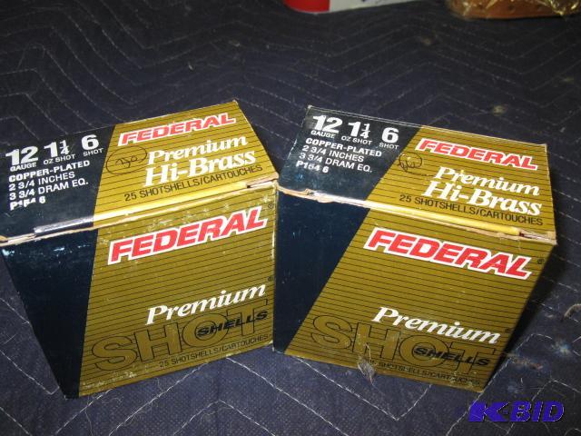 50 rounds of Federal and Winchester 12 ga, 6 ...