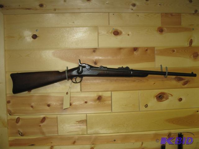 Springfield 1878 trapdoor rifle, SN 1375551,...