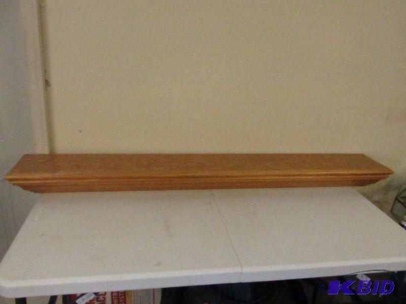 lot 105 image: Wood ShelfMantel