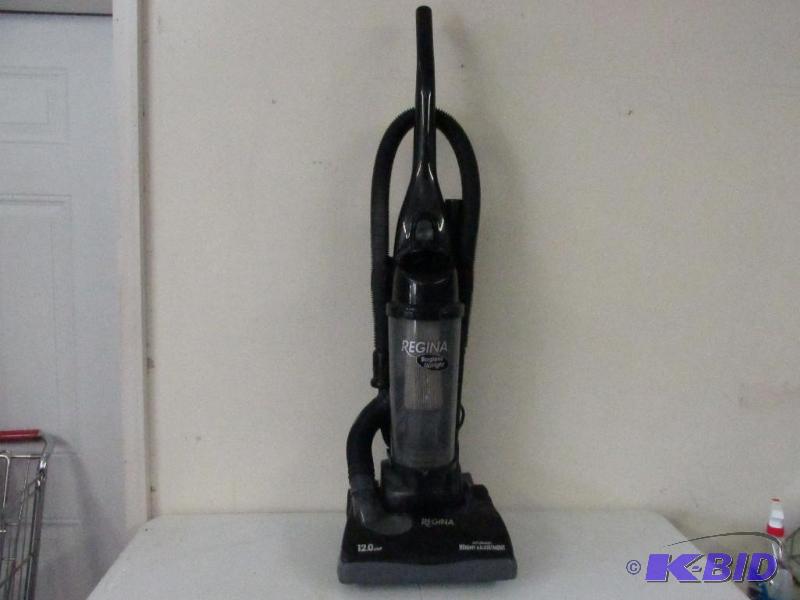 lot 117 image: Regina Bagless Up Right Vacuum with On Board Attachments