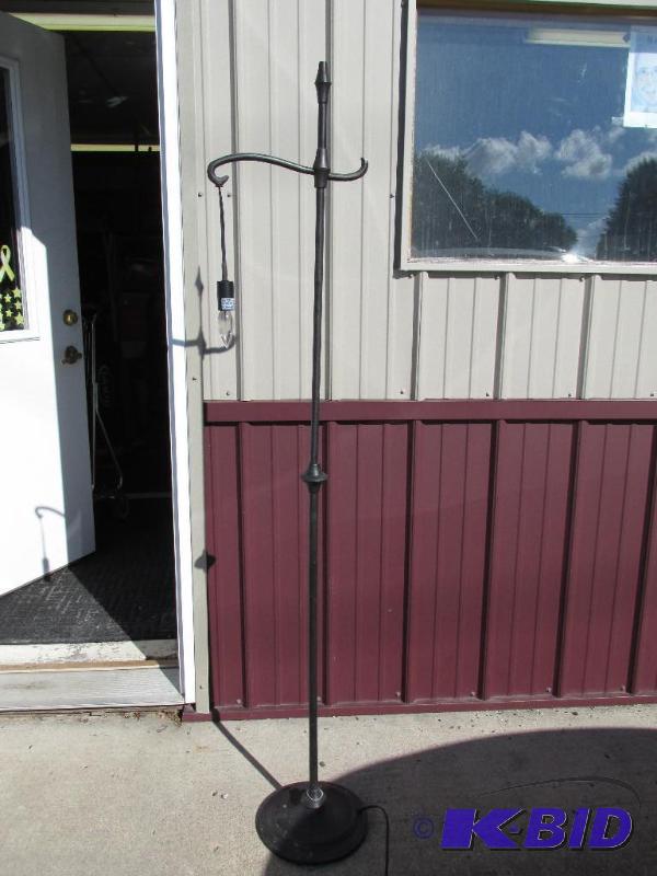 lot 123 image: Pottery Barn Lamp with foot control.