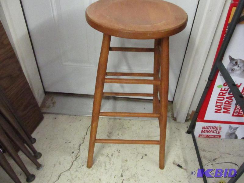 lot 26 image: Nice Wooden Stool