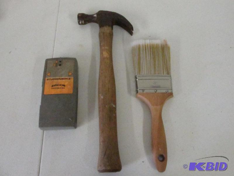 lot 34 image: Zircon Stud Sensor, Hammer, New Paint Brush