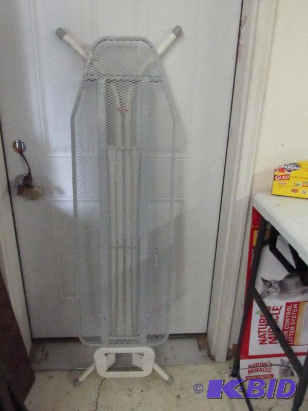 lot 37 image: Ironing Board with an Iron Holder