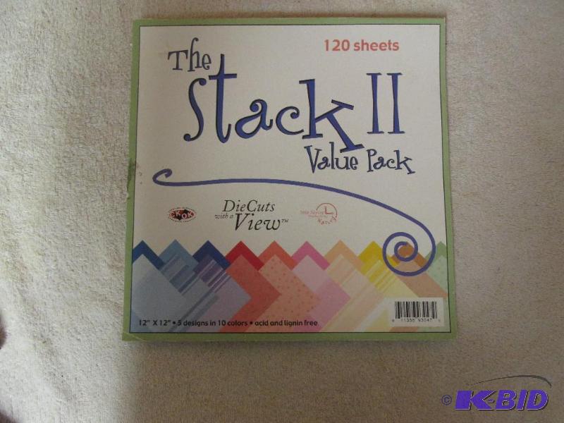lot 54 image: Large 12 x 12 Scrapbook Paper - almost complete