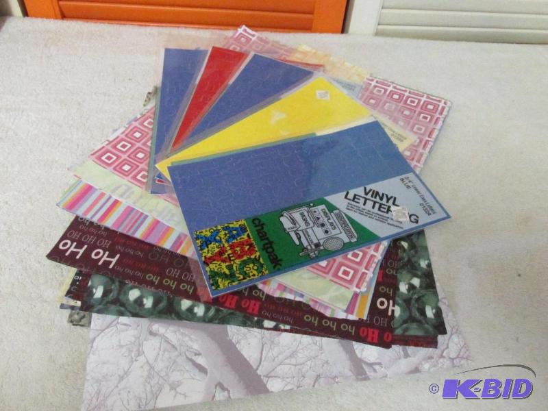 lot 60 image: Stickers for a wide variety of uses - and a short stack