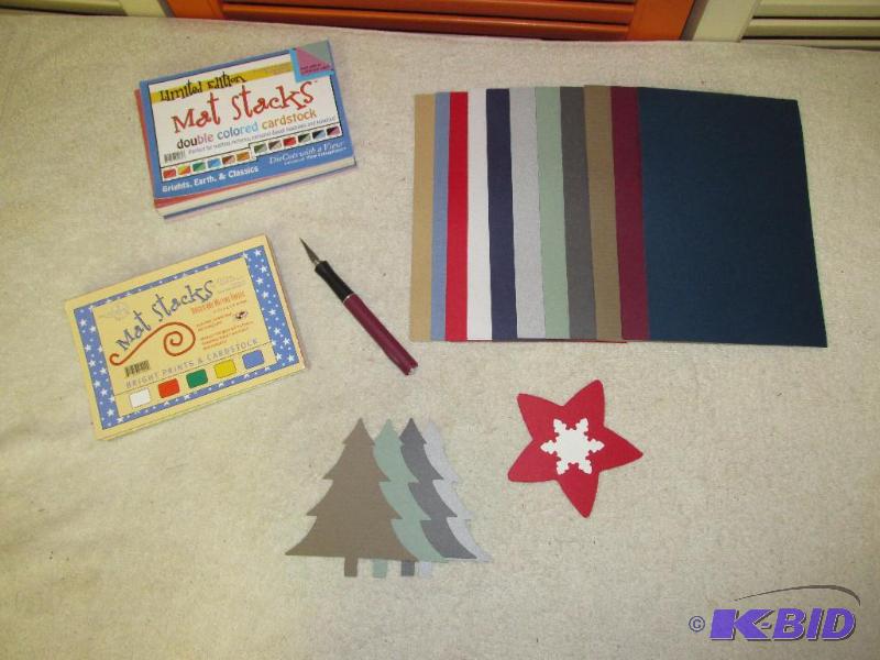 lot 63 image: Nearly 3 of Mat Stacks & an X-acto Knife