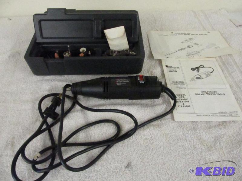 lot 9 image: CRAFTSMAN Rotary Tool - it works